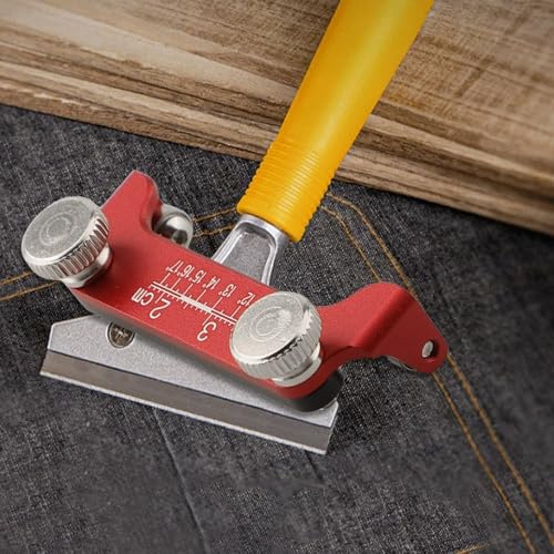Zilimontt Scalpello regolabile per affilare utensili per la lavorazione del legno, struttura in lega di alluminio e meccanismo di regolazione dell'angolo per affilare scalpelli e