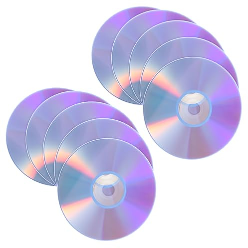 FOYTOKI Lot de 10 DVD-RW Vierges Réinscriptibles pour Stockage Numérique et Duplication Rapide de Musique Adapté aux Ordinateurs et Archives Photo