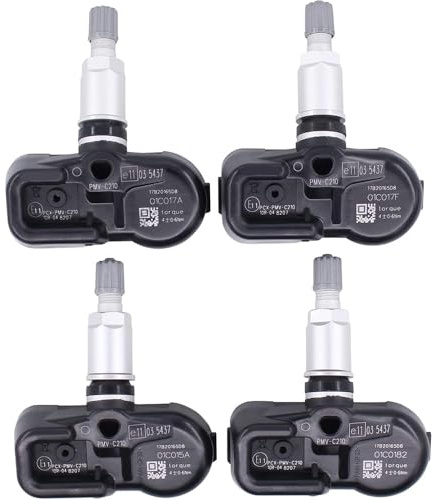 QIZUN 4 Stück Reifendrucksensor für Lexus GS L1 F 450h 350 300h 300 250 200t 2012-2022 4260742020, Reifendrucksensor TPMS Sensor, Reifendruckkontrollsystem TPMS Sensor RDKS