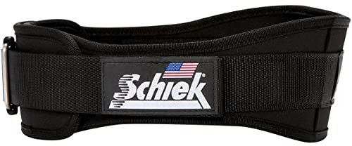 Schiek Sports Gewichthebergürtel, Nylon, Größe S, Schwarz