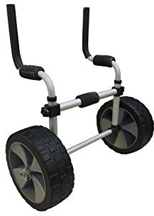 Riber Kayak Trolley for Sit On Tops - 45kg Capacity - Weighs just 3.3kg - Maximum kayak drainage hole width: 66cm - Robust Puncture Proof Tyres - Model 4023