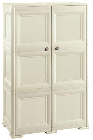 Tontarelli Armario Omnimodus-6 módulos con Puerta de Madera Modelo Angora, Crema