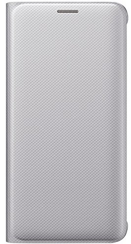 Samsung Flip Wallet Schutzhülle (geeignet für Galaxy S6 Edge Plus) silber