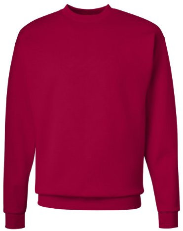 Hanes Men's EcoSmart Sweatshirt für Herren, Asymmetrischer, P1607, Rot, P1607 XXL