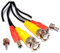 CCTV Cable BNC Vídeo RCA Fono Audio y 2,1 mm DC Energía Cable 5 m [5 metros/5m]