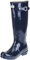 Hunter Original Tall Gloss, Stivali Donna, Blu (Navy), 37 EU