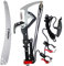 Darlac Expert Geared Bypass Tree Pruner – Razor Sharp Pruning Scissors and Pruning Saw with Attachment for Extendable Pole – More Power with Less Effort - SK5 High Carbon Steel Blade