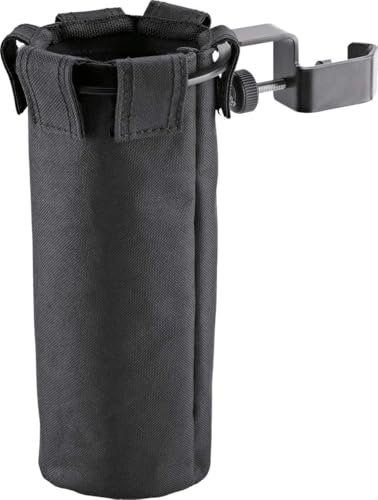 K&M 16450 Support de baguettes de batterie - Noir acier, nylon - carquois stable à fixer - pour plusieurs baguettes de batterie