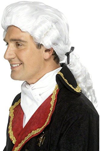 Court Gentleman'S Wig - Fancy Dress Mens
