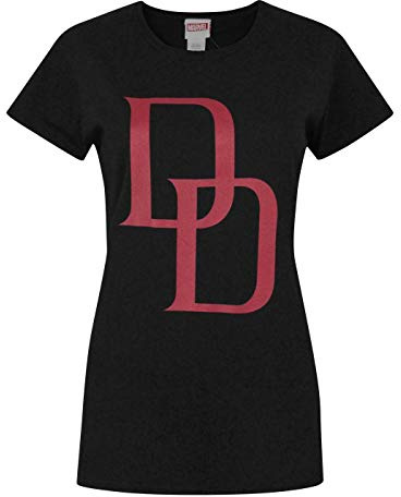 MARVEL Daredevil Logo Women's T-Shirt Black