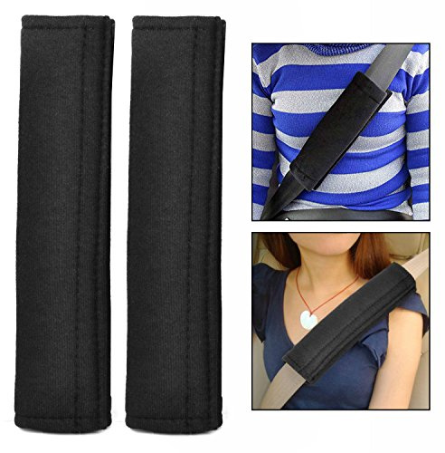 Gearmax® Protezioni Comfort per Cintura di Sicurezza Auto, Imbottitura Cintura di Sicurezza, Copricintura Auto, Cuscino per Spalla per Zaini, Viaggio Ammortizzatori