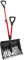 Snow Joe Shovelution SJ-SHLV01-RED Schneeschaufel, 45,7 cm, Rot