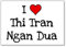 Mundus Souvenirs - Ich Liebe Thi Tran NGAN Dua, Kühlschrankmagnet (Design 2)