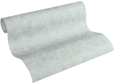 A.S. Création Livingwalls Vliestapete Neue Bude 2.0 Tapete Uni 10,05 m x 0,53 m grau Made in Germany 362078 36207-8