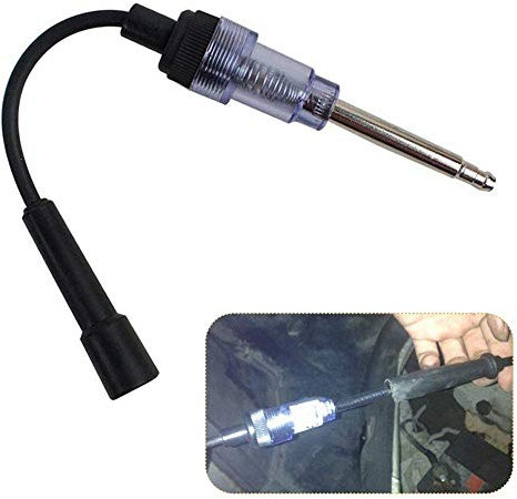 Morange in-Line Spark Plug Engine Ignition Tester 6-12V Pick Up Coil Armature Diagnostic Detector Tool for Automotive Car Lawnmower Internal External Engine