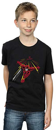 DC Comics Jungen The Flash Anything is Possible T-Shirt Schwarz 9-11 Years