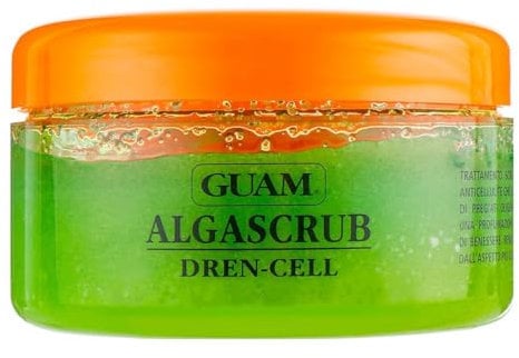 Guam, Algascrub Dren-cell Anticellulite, Entwässernde Körper-Peeling-Behandlung mit Anticellulite-Wirkstoffen, mit Frischem und Blumigem Duft, Made in Italy, Packung mit 420gr