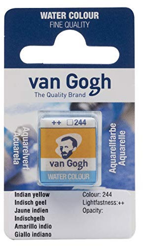 Van Gogh-Aquarellfarbe, halbes Näpfchen, Indischgelb 244