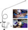 TMISHION Lampe de Bureau à Del avec Pince, 18 Watt Lumière Blanche USB pour le Soin Des Yeux - Lecture, Étude, Tête de Lit, Tatouage, Manucure, Beauté