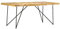 vidaXL Mangoholz Massiv Esstisch Industriell Vintage Esszimmertisch Küchentisch Tisch Speisetisch Holztisch 180x90x76cm Stahlbeine