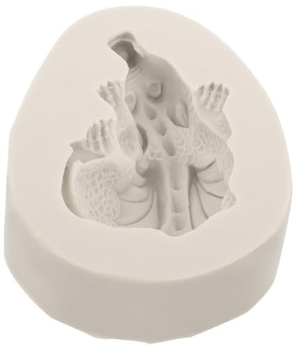 Amosfun 3D Dragon Silicone Molds, Non Stick Fondant Mould for Cake Decoration, DIY Epoxy Resin Casting Mold, Easy Release Chocolate Mould for Easter, Halloween