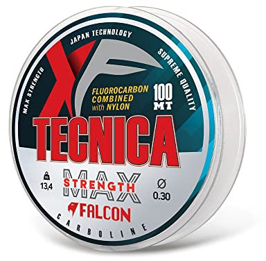 Falcon XF Tecnica, Filo da Pesca, Rosa, 0,35 mm X 100 mt
