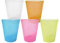 TELEVASO - 100 unidades - Vaso Sidra 500 ml Reutilizable - Polipropileno (PP) - Colores sutidos - Vaso ecológico libre de BPA, Ideal para cerveza, cubatas, agua