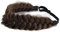 TOECWEGR Extensions Haarband Haarreifen Zopf Geflochten Classic Chunky Wide Plaited Wedding Fluffy Braids Wig Women Girl Beauty Accessory (Schokoladenbraun A05)