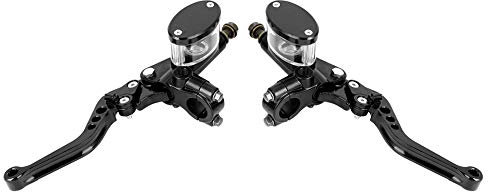 Leva della frizione del cilindro idraulico, 1 coppia Leva della frizione del freno idraulico del serbatoio della pompa principale in alluminio da 7/8 pollici