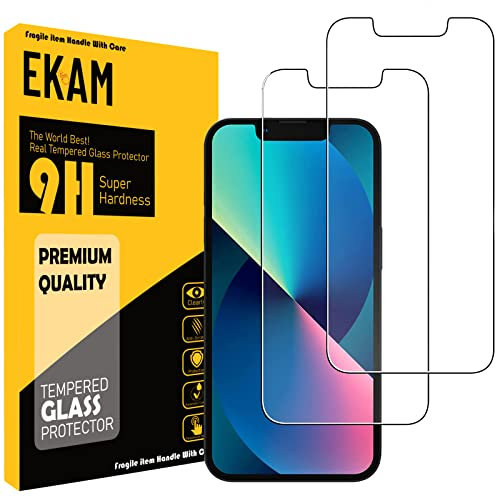 Mobile Stuff Screen Protector Compatible For iPhone 13 Mini, [2 PACK] Tempered Glass [9H Hardness] [Bubble Free] [Case Friendly] Screen Protector for iPhone 13 Mini [5.4 Inch]