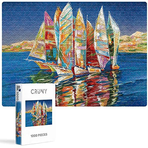 CRUNY Puzzle 1000 Teile Erwachsener kniffel Spaß für die ganze Familie - Abwechslungsreiche 1000 Puzzleteilige Motive für jeden Geschmack, Puzzle Erwachsene, Puzzel 1000 + Teile - Hochsee