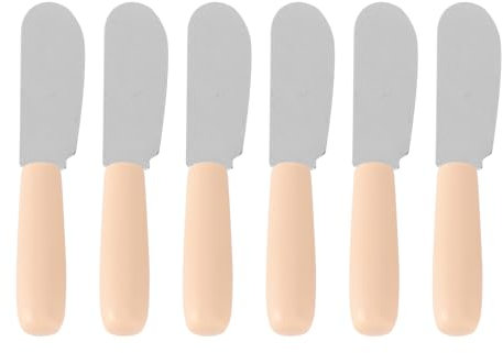 DOITOOL Couteau a Beurre, 6PCS Couteaux à Beurre Butter Couteau En Acier Inoxydable écran De Beurre Couteau Avec Poignée Pour Sandwichs à Au Fromage Au Beurre