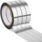 Grevosea 4 rotoli di nastro metallico autoadesivo, 10 mm x 20 m nastro decorativo per piastrelle artigianali nastri di mascheratura per parete armadio bagno decorazione regalo (argento)