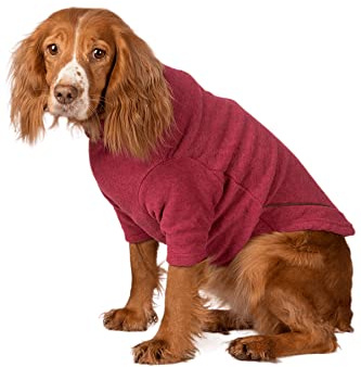 Fleece Dog Jumper Puppy Jacket Winter Coat XS, S, M, L, XL Pet Clothes Pet Jacket 7 Colours (X-Small, Strawberry)