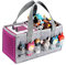 Reise Tragetasche Hülle Kompatibel mit Toniebox Starter Set und Tonies Figur, Filztasche mit Griff für Kinder Toniebox Zubehör, violett, Tragetasche