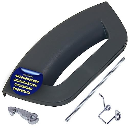 Kit de Poignee pour Hublot Lave Linge C00286151 C00288568 482000031820 482000031725 pour Hotpoint pour Ariston pour Indesit Poignee Machine a Laver Garantie de 10 Ans - MONTERAL