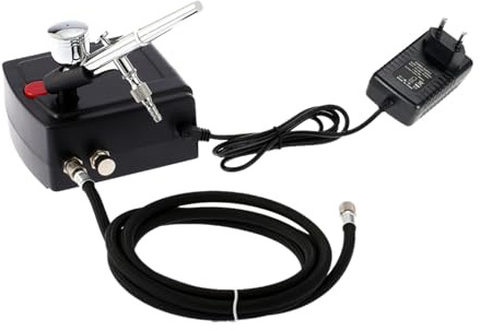 Kit de compresor de aire con aerógrafo profesional para pintura artística, modelo de pulverización de pasteles, juego de herramientas para uñas con aerógrafo