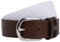 Hackett London Herren Parachute Belt Gürtel, White (Canvas White), L