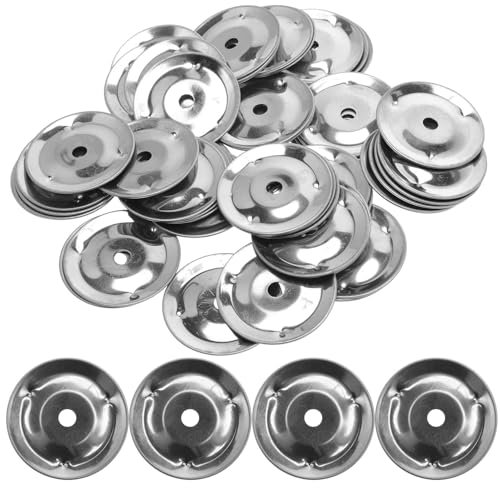 ifundom 50 Pièces accessoires de batterie anneau de cymbale pour instrument à percussion à percussion tambourin la cloche Cymbales enfant feuille de cuivre acier inoxydable