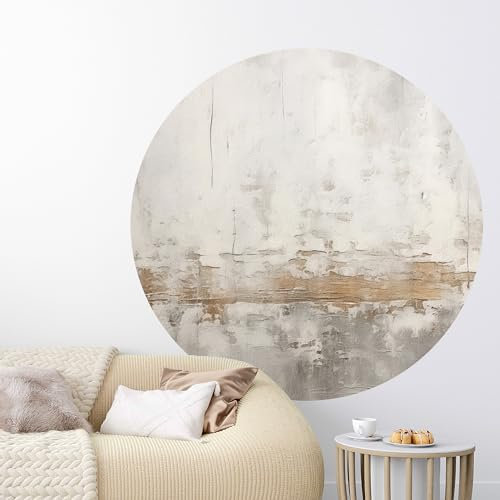 GRAZDesign Wandtattoo Rund Textur Vintage Boho shabby chic Style Wohnzimmer Schlafzimmer Flur - Wandaufkleber selbstklebend - 30x30cm