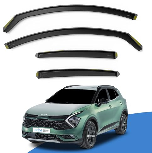 EdgeVisors Wind Deflectors for Kia Sportage MK5 Door 5 Door SUV 4pc