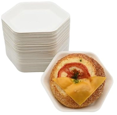TreeMVI Hexagon Disposable Small Plates