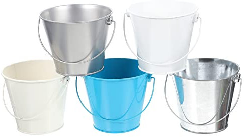 INOOMP Iron Craft Mini-blumentopf-Set – 5-teilig Blumenkübel Pflanzgefäß Für Balkon Außenbereich Dekorativ