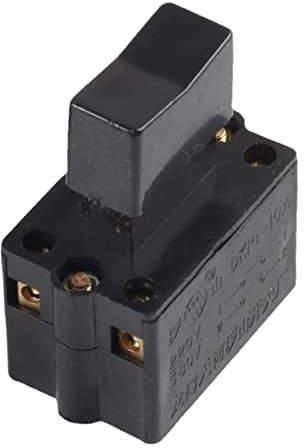 Schneiderschalter 250V-5E4 10A Sperre Elektrowerkzeug Schneidemaschine Elektrische Bohrmaschine Winkelschleifer Schalter Auslöser Werkzeuge Schalter Auslöser Tasten Ersatz