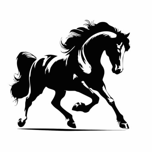 Aufkleber Wildes Pferd – Sticker für Auto, Pferdeanhänger, Wohnmobil & Trailer – viele Farben & Größen von DIE WERBESCHEUNE