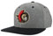 ZHATS NHL Snapback-Hut, offizielles Lizenzprodukt, verstellbar, Chambray Heather Black