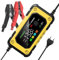 Chargeur de Batterie Universel 12V 7A pour Voiture et Moto, Réparation Intelligente, Compatible Plomb et LiFePO4 – Charge Rapide et Sécurisée (Jaune)