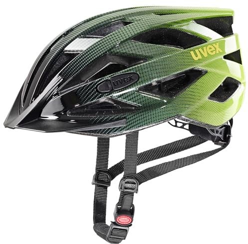 uvex i-vo - Leichter Allround-Helm für Damen und Herren - individuelle Größenanpassung - erweiterbar mit LED-Licht - Rhino - neon Yellow - 56-60 cm