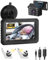 eSynic 1080P HD Baby Car Camera USB Baby Monitor 4.3'' Display Child Mirror Rear Facing for Car Back Seat with Night Vision| 360° Rotating Camera| Adhesive Mount| Wide Angle Fit for 2 Babies Kids Pets