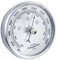 FLCPJGV Stazione meteorologica barometrica Portatile da Parete, barometro aneroide, manometro della Pressione barometrica per Barca, casa, Allevamento, Argent